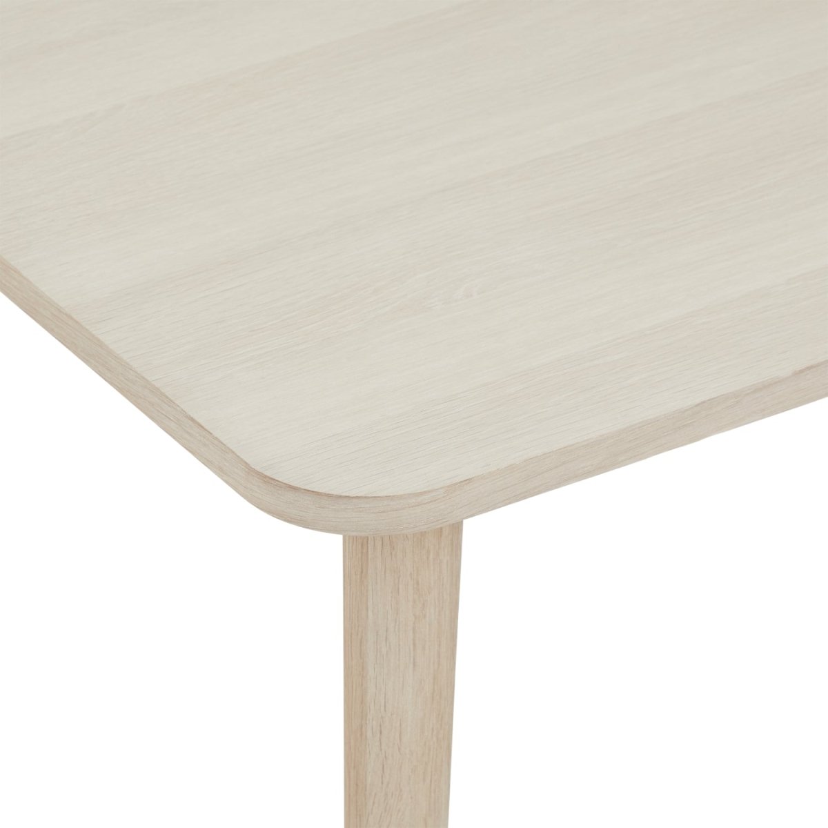 Couchtisch Quadratisch 70x70 cm - Eiche Bianco