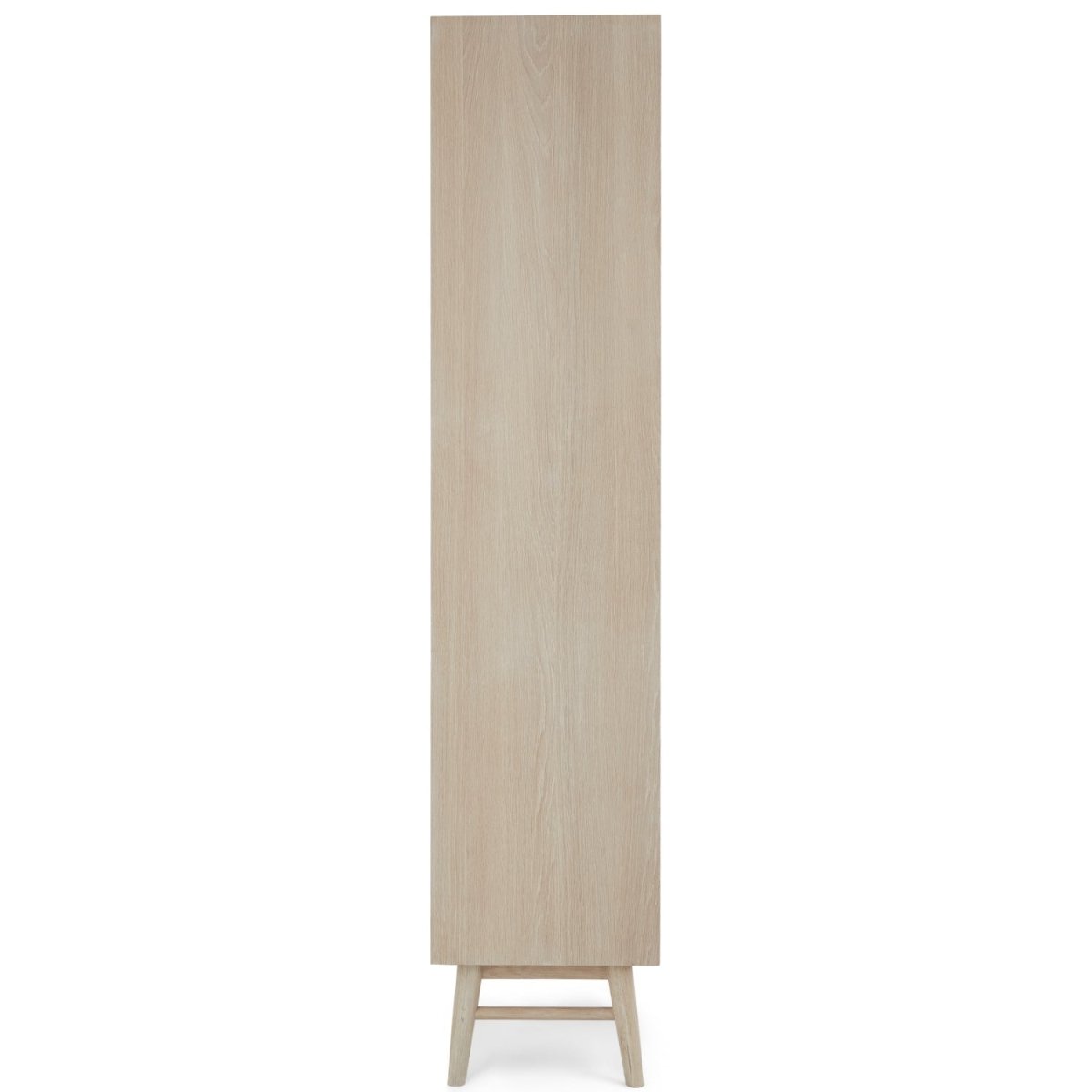 Bücherregal mit Schubladen - 60 cm breit - Eiche bianco