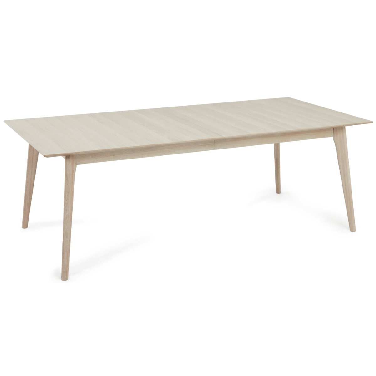Rechteckiger Esstisch 170x95 cm - Ausziehbar bis 270 cm - Eiche bianco
