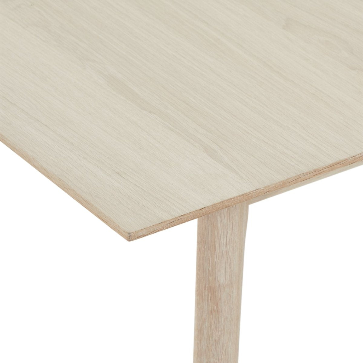 Rechteckiger Esstisch 170x95 cm - Ausziehbar bis 270 cm - Eiche bianco