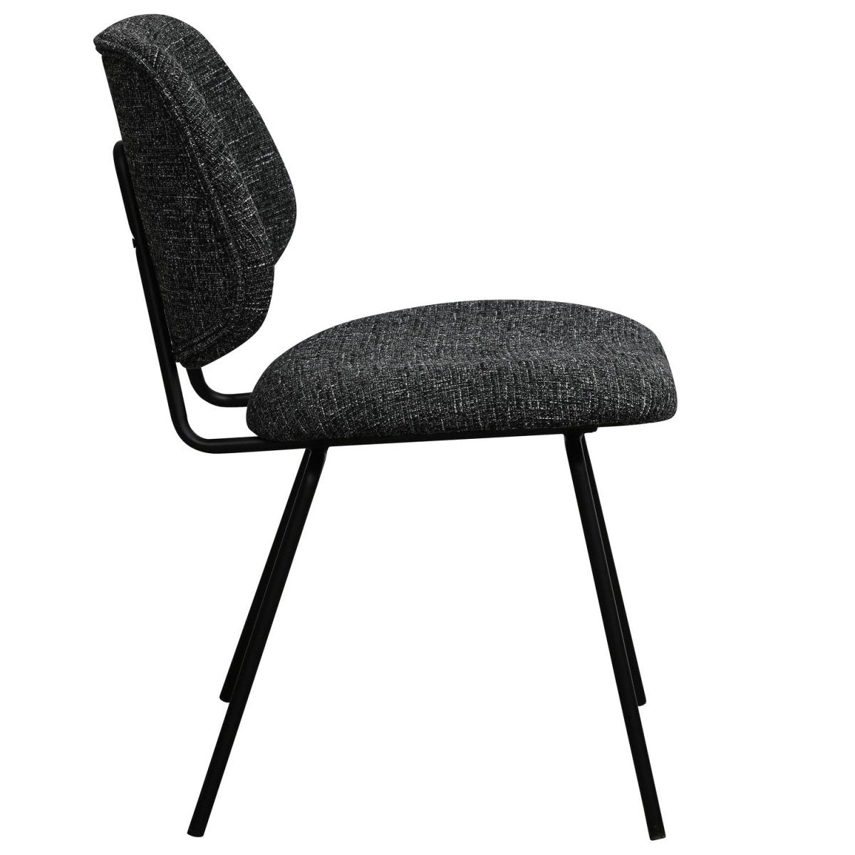 2er Set Esszimmerstühle - Schwarz