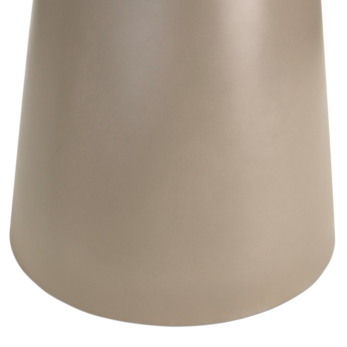 Couchtisch Rund ø45 cm - Travertine-Optik Beige