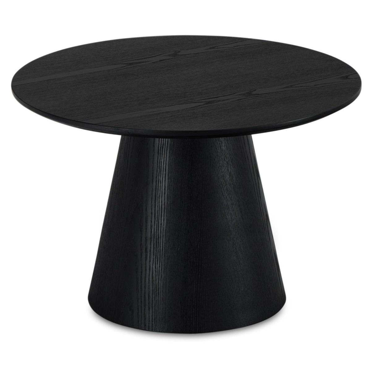 Couchtisch Rund ø60 cm - Eiche Schwarz