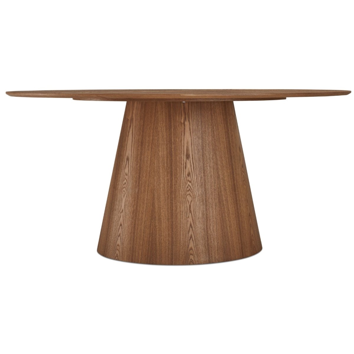 Ovaler Esstisch 160x90 cm - Wildeiche