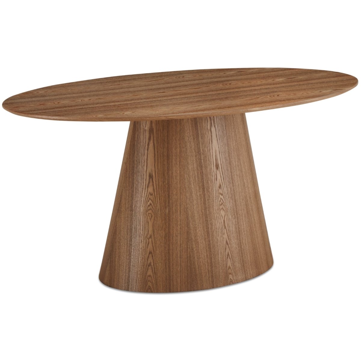Ovaler Esstisch 160x90 cm - Wildeiche