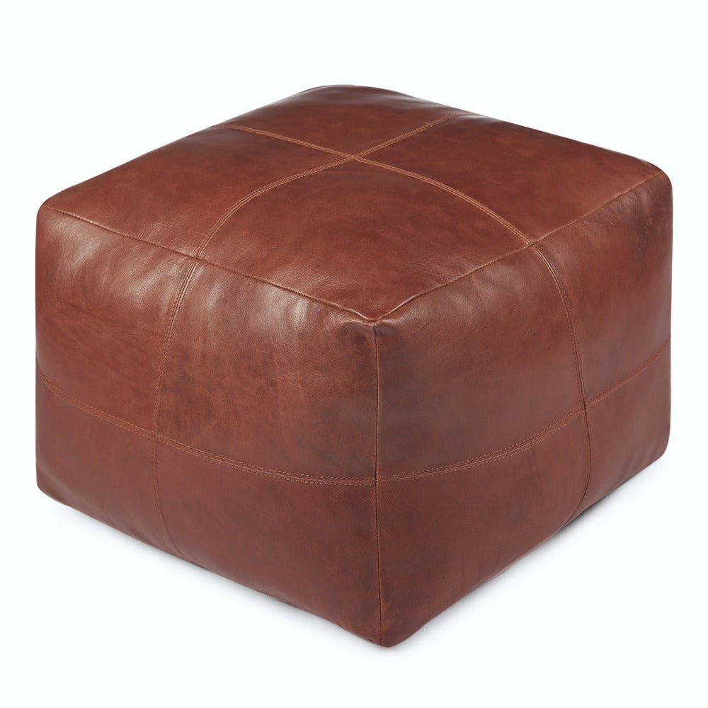 Tenna Pouf 50x50x45 cm - Braun